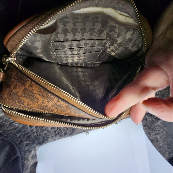 Karl Lagerfeld Monogram purse with long crossbody strap with Name on it. - Picture 9 of 16